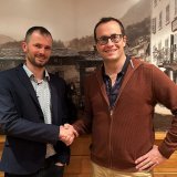 Mathieu Giroud (à gauche) et Yvan Crittin (à droite)